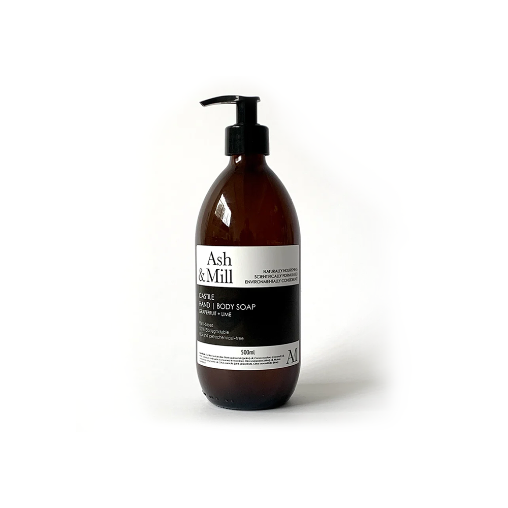 Castile hand and body soap: Cedarwood, bergamot and petitgrain