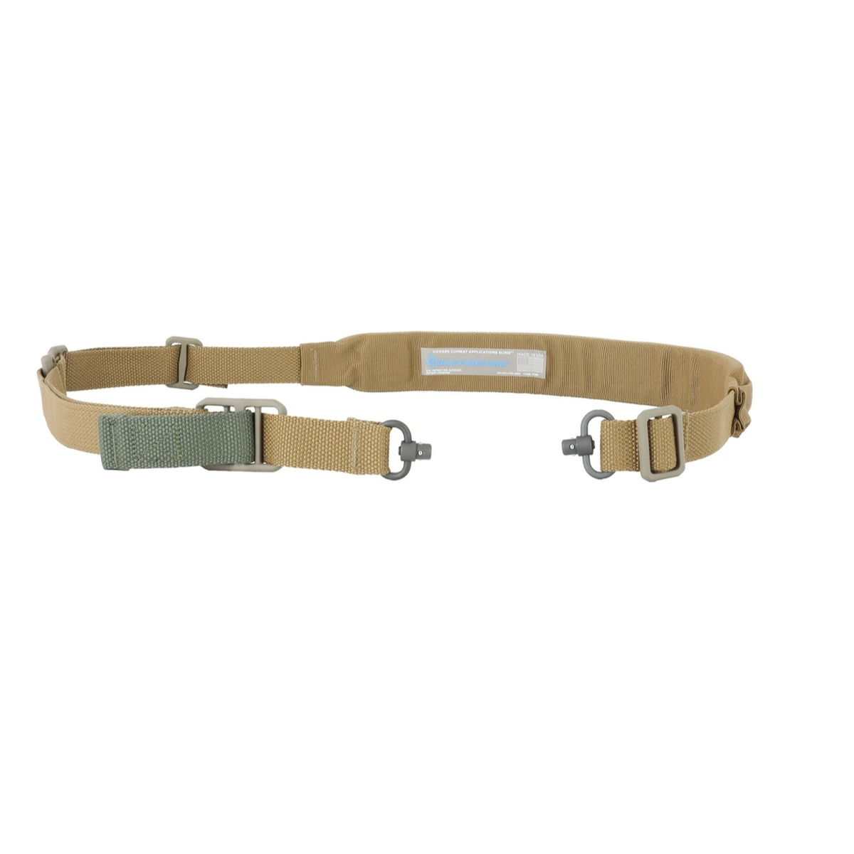 BLUE FORCE GEAR VICKERS 221 PADDED PUSH BUTTON SLING COYOTE BROWN