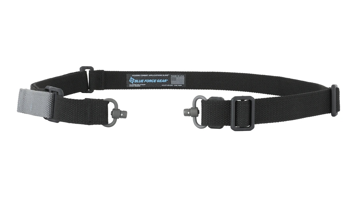 BLUE FORCE GEAR VICKERS 221 UNPADDED PUSH BUTTON SLING BLACK