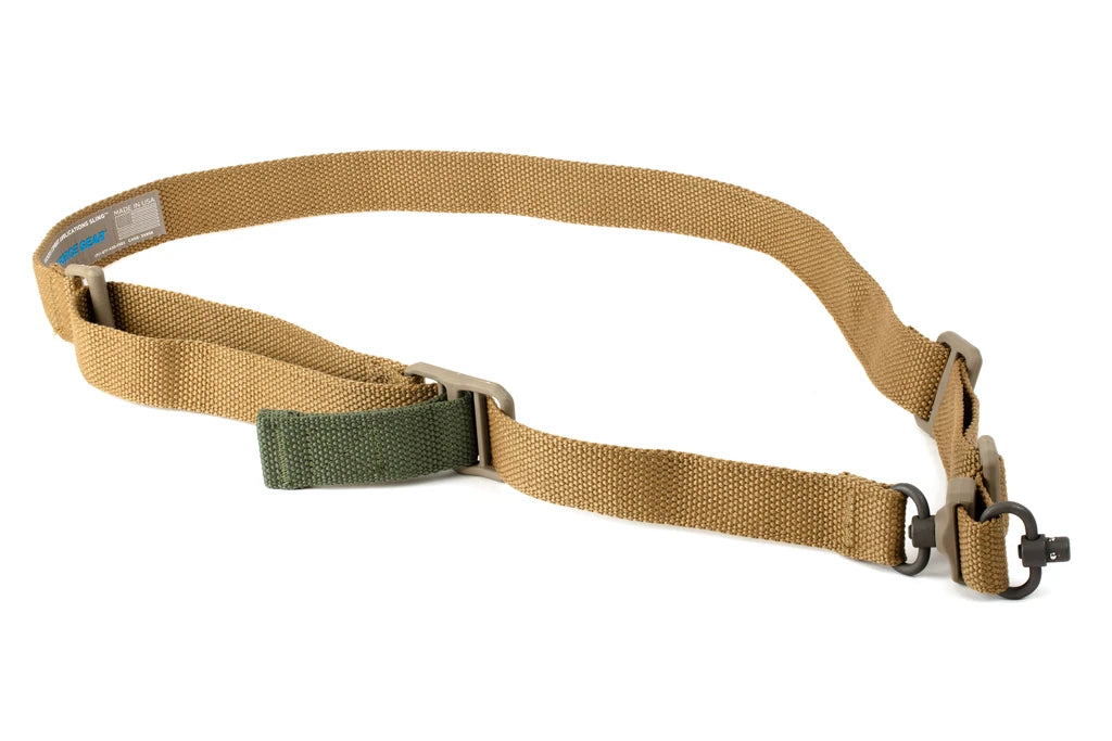 BLUE FORCE GEAR VICKERS 221 UNPADDED PUSH BUTTON SLING COYOTE BROWN
