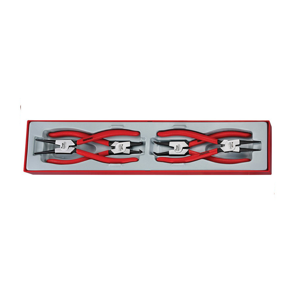 Plier Set 9 inch Circlip 4 Pieces TTX Tray
