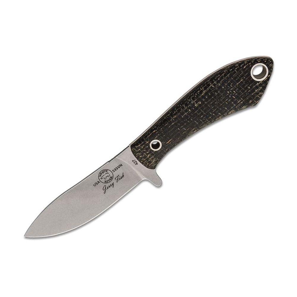 Sendero Black Burlap Micarta