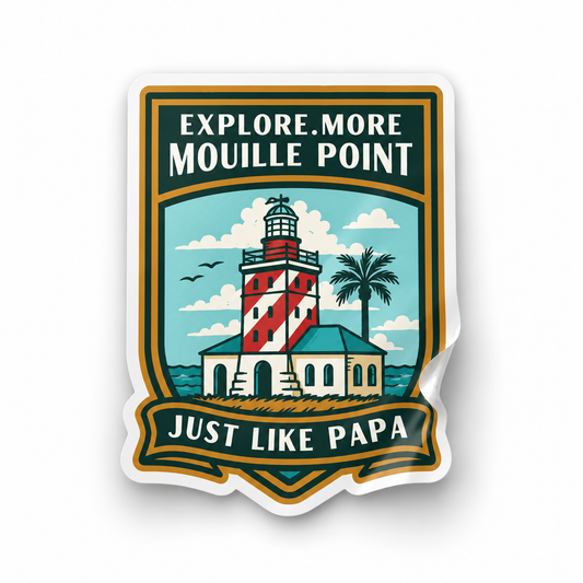 Just Like Papa  Destination Sticker - Mouille Point