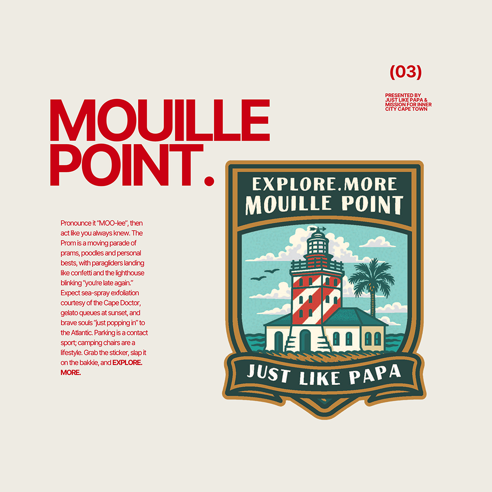 Just Like Papa  Destination Sticker - Mouille Point