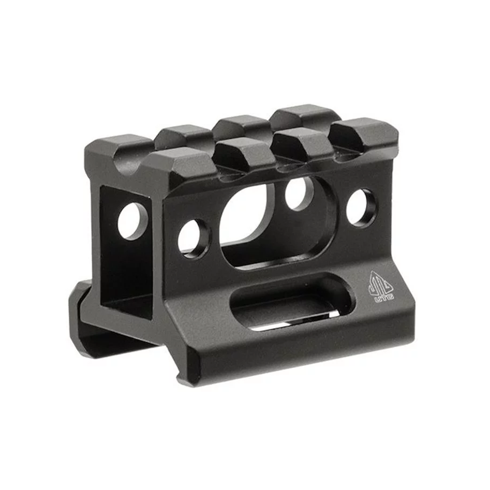 UTG SUPER SLIM SHORT RISER: 1" HIGH. 3 SLOTS