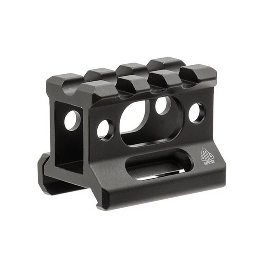 UTG SUPER SLIM SHORT RISER: 1" HIGH. 3 SLOTS