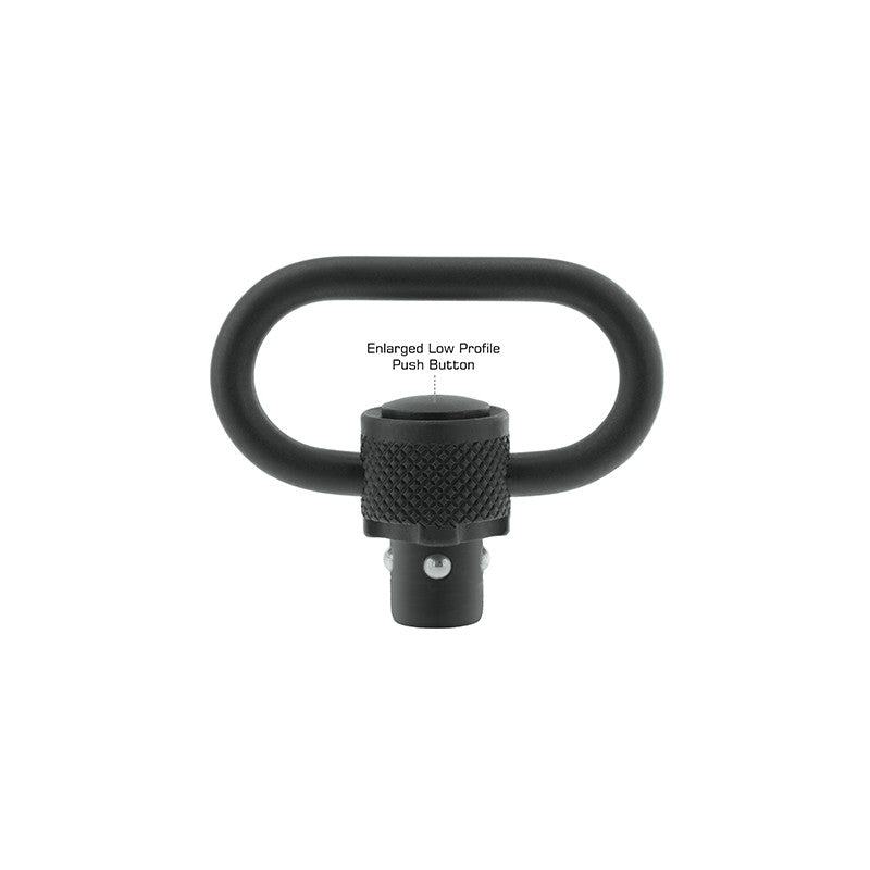 UTG SWIVEL H/DUTY PUSH BUTTON QD 1.4"