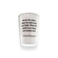 Conical Whiskey Glasses - Ernest Hemingway Quote